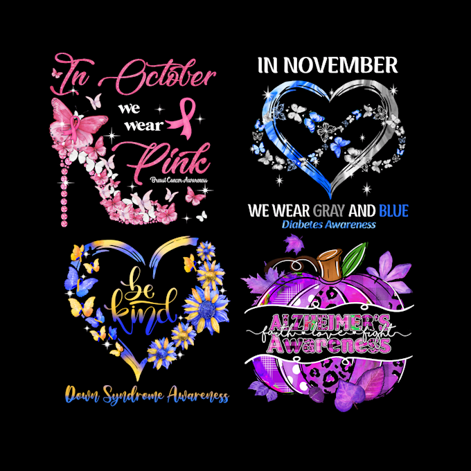 create breast cancer awareness tshirt design
