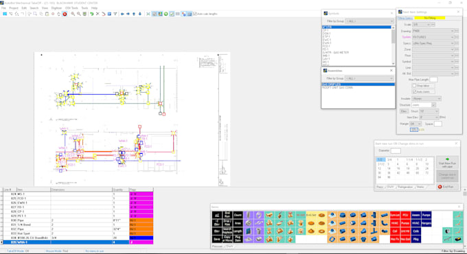 perform plumbing and mechanical estimations using trimble autobid software