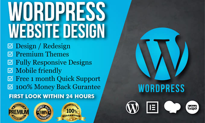 build responsive wordpress website , fix the issues and customise