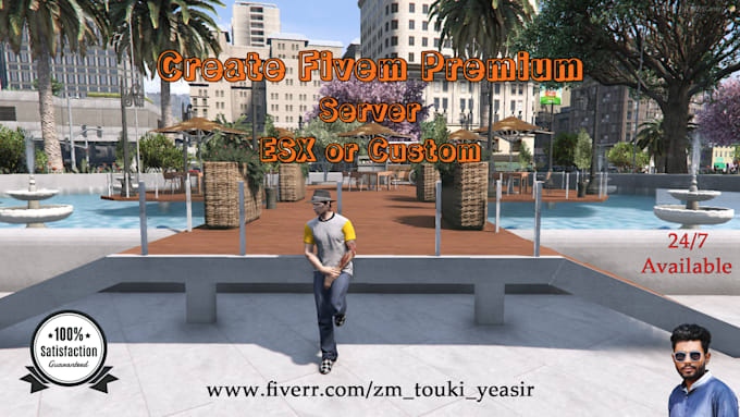 create fivem premium server esx or custom fivem server