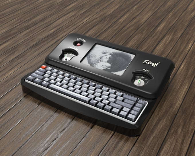 model and render 3d industrial product design