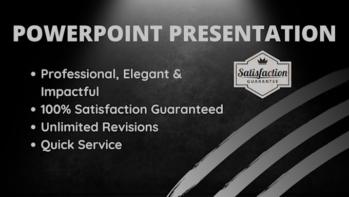 I will create professional powerpoint presentations for you