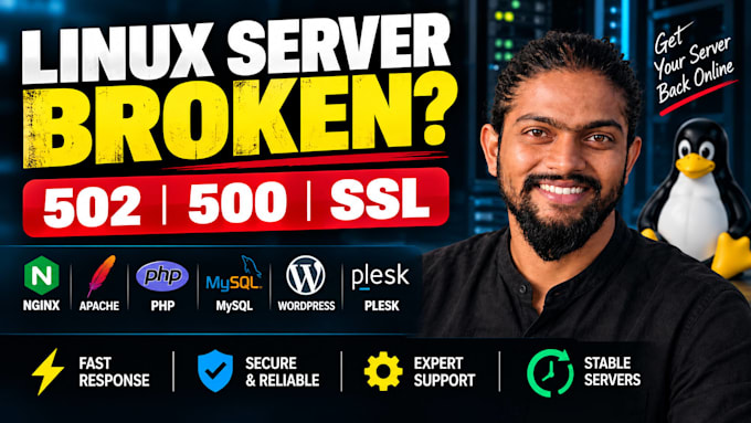 troubleshoot linux server, nginx, 502, 500 and SSL issues