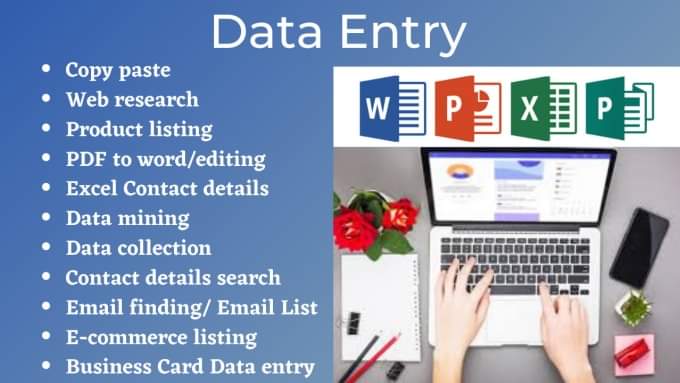 copy paste data entry and copy typing