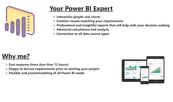 Develop automated and insightful power bi dashboards by So1arz | Fiverr