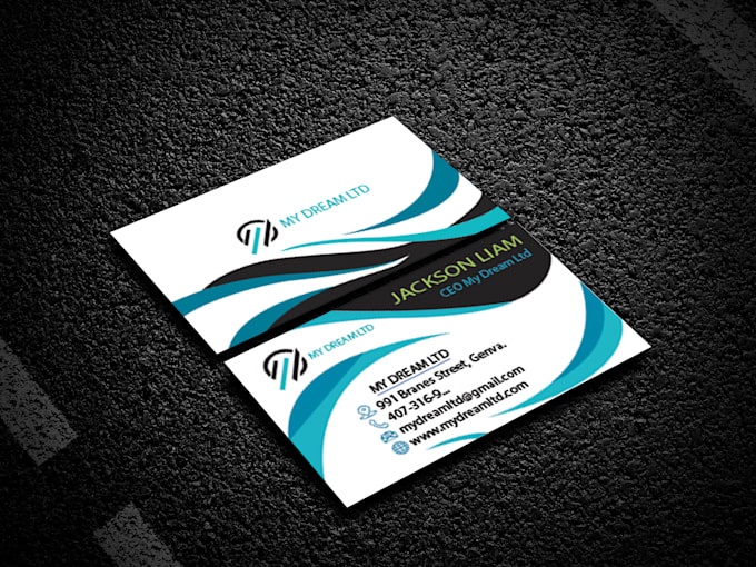 design double side business card