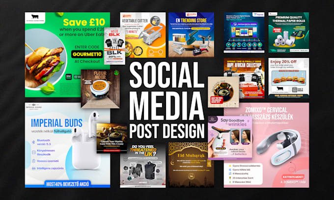 design creative social media posts