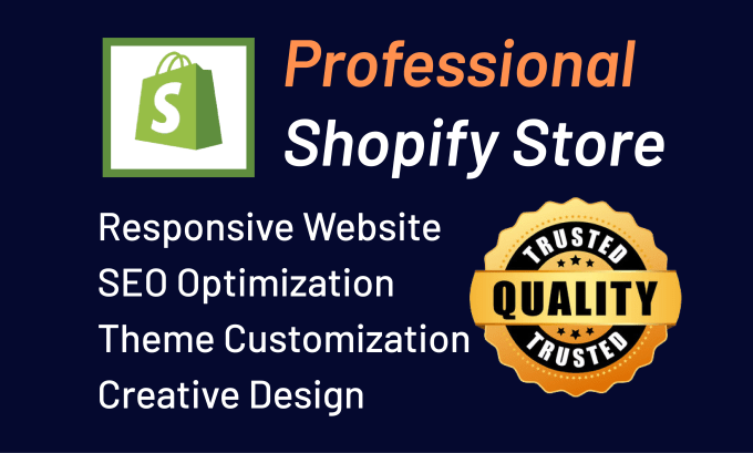 Best Price! I will build ecommerce website shopify