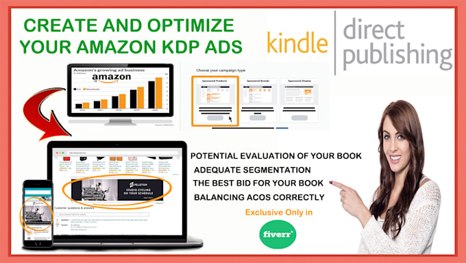 create and optimize your amazon KDP ads live by chat