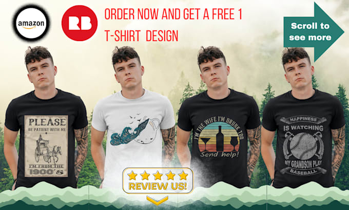 make high quality merch by amazon redbubble spreadshirt t shirts designs