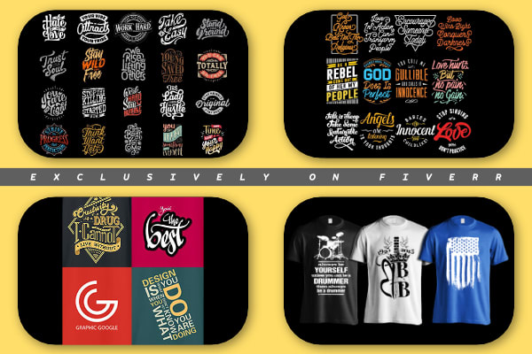 do typography t shirt design