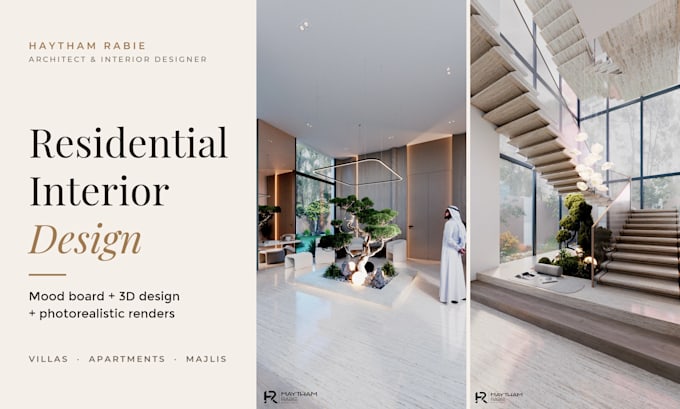 design your home interior with a mood board and photorealistic 3d renders