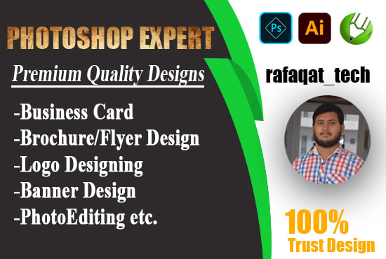 be your photoshop expert, logo and banner designer