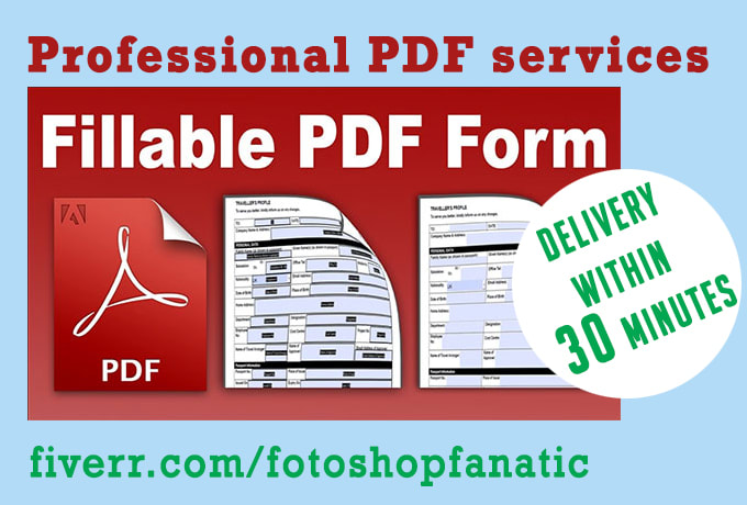create fillable PDF form or design your pdf form
