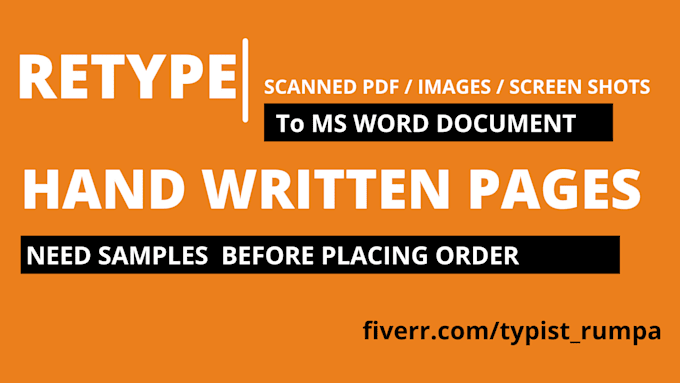 provide typing services, fast typing work in 24 hours typist