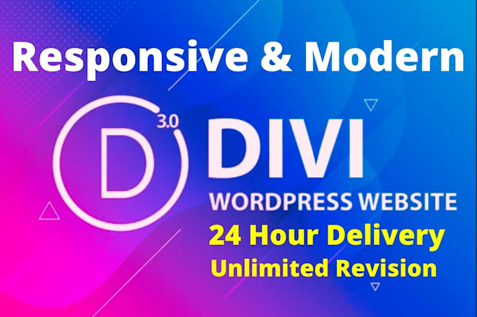 build divi website using divi builder and customize divi theme