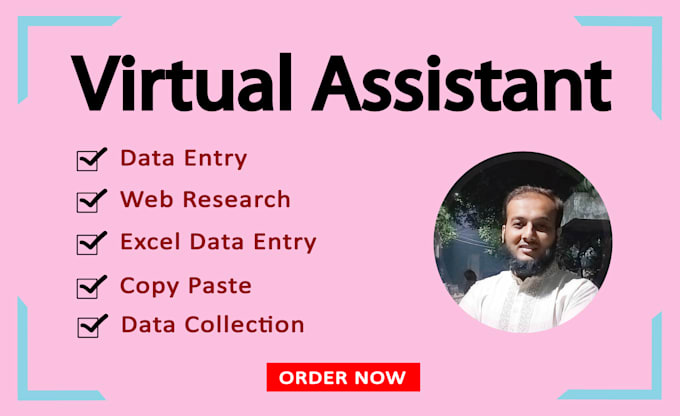 do accurate data entry and web research