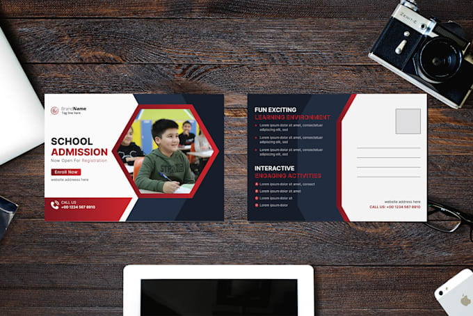 create postcards, poster, flyers, and door hanger design