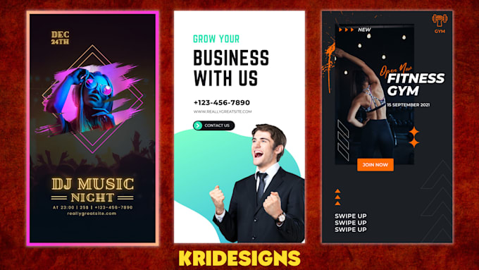 create cutom instagram reels, stories, ads, tiktok