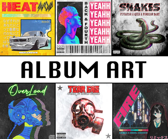 design album or single cover art
