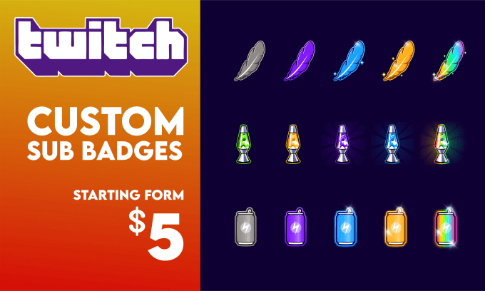 create express custom twitch sub badges