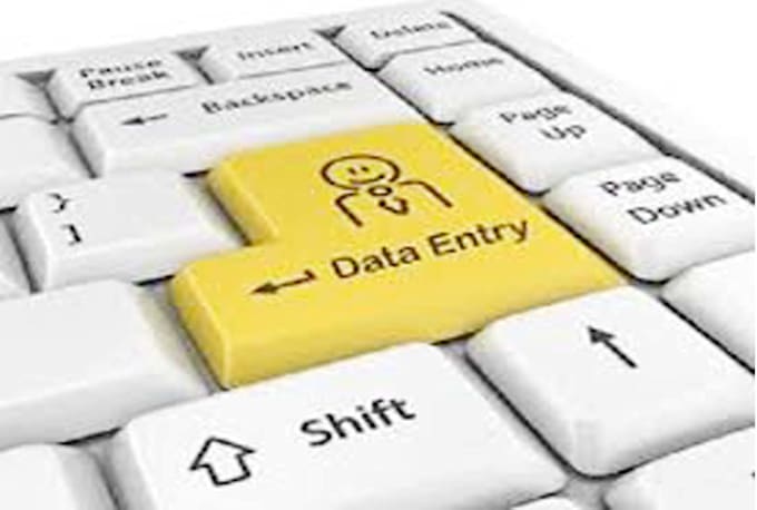 do data entry typing work and fastest excel data entry