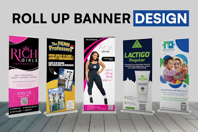 design signage, roll up banner, retractable banner or standee
