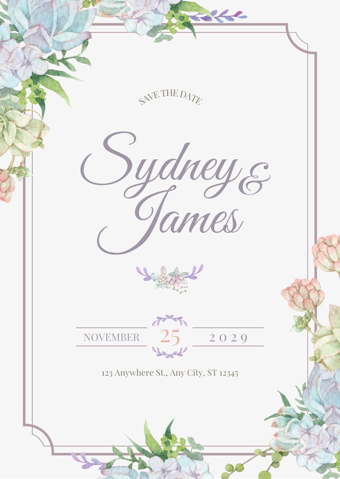 Create animated digital invitations by Elaine_designs Fiverr