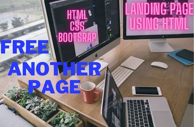 Create landing page using html and css by Ayeshawebdesi | Fiverr