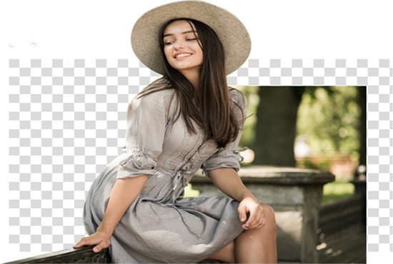 do photos background removal in white or transparent