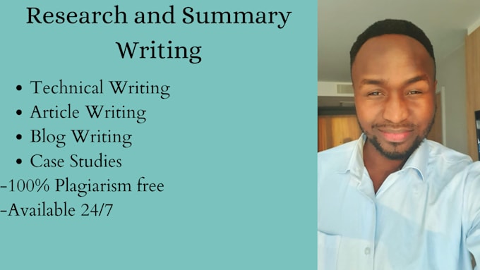 write research, summaries, and articles on any topic