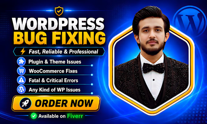 fix wordpress issues, fix wordpress error, wordpress bug fix, woocommerce fix
