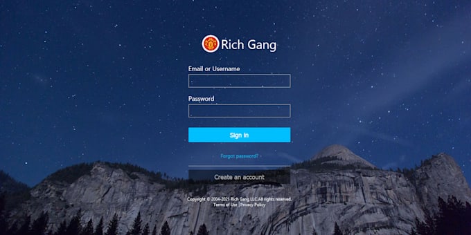 Create standard login or sign in pages by Denismoini | Fiverr