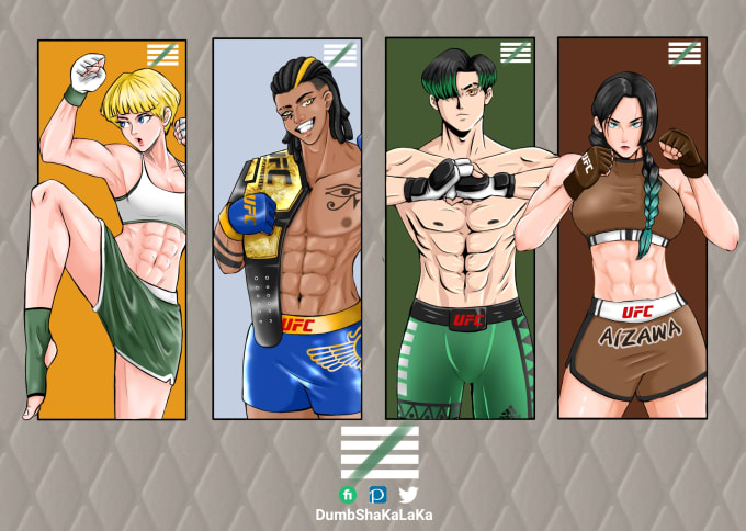 Aggregate 70+ ufc anime fighter super hot - in.cdgdbentre