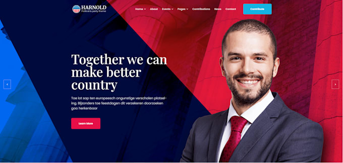 build political website for your next election