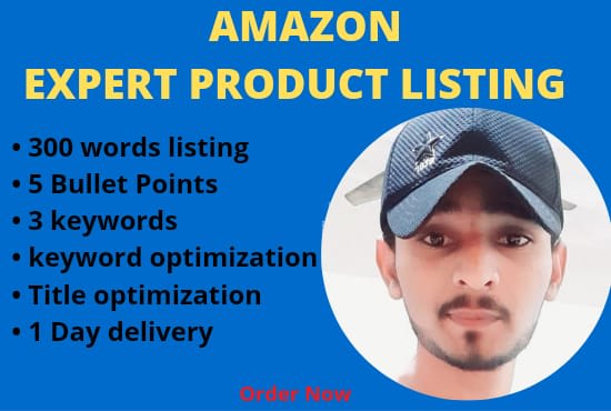 create amazon product listing for you