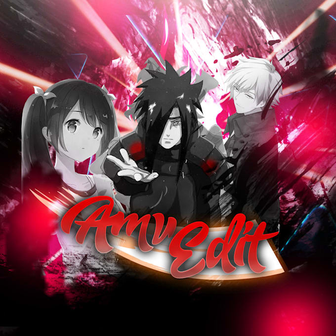 make anime amv music video for you