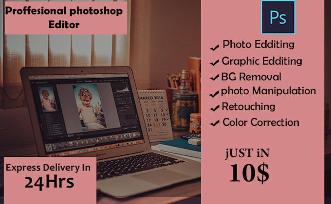 professional quality photoshop editing