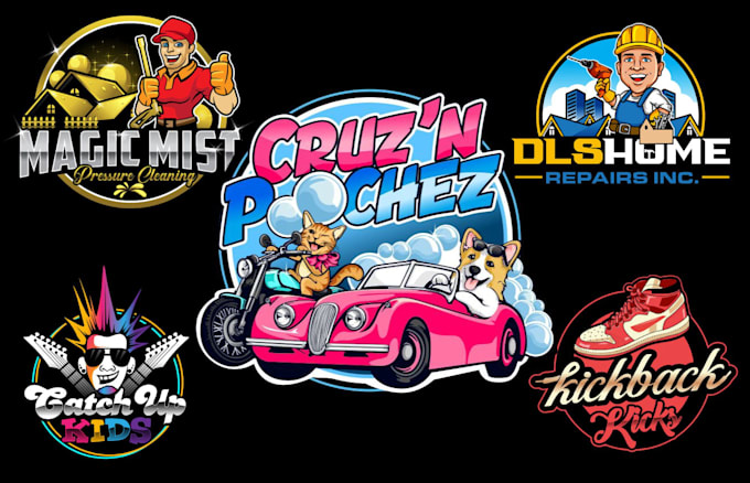 Create 2 awesome unique cartoon character mascot logo design by Malee_k ...
