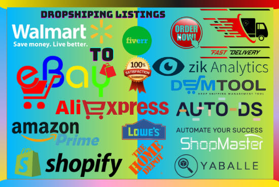 do walmart to ebay dropshiping listings