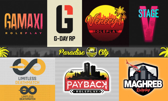 Create a logo for your gta roleplay server by Aymannajim