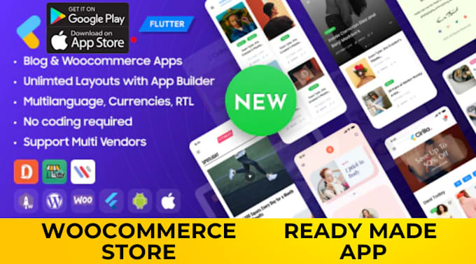 Woocommerce website and android ios flutter by Arslwebtech | Fiverr