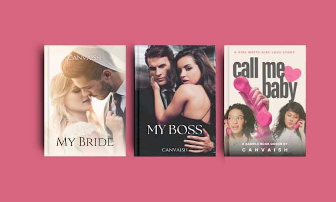 make beautiful professional romance book covers