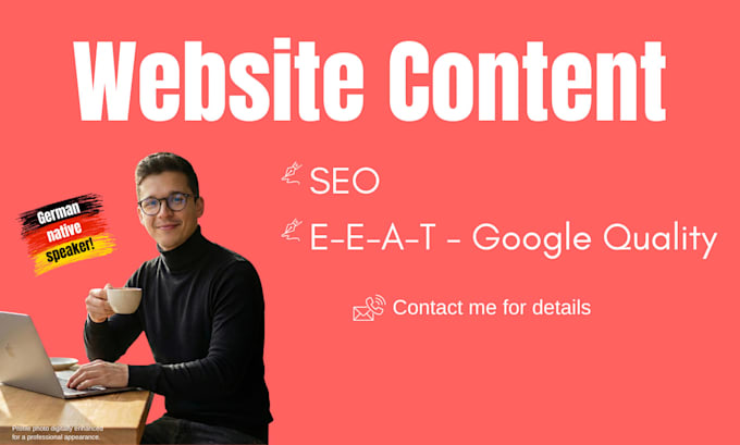 write SEO optimized website content for you