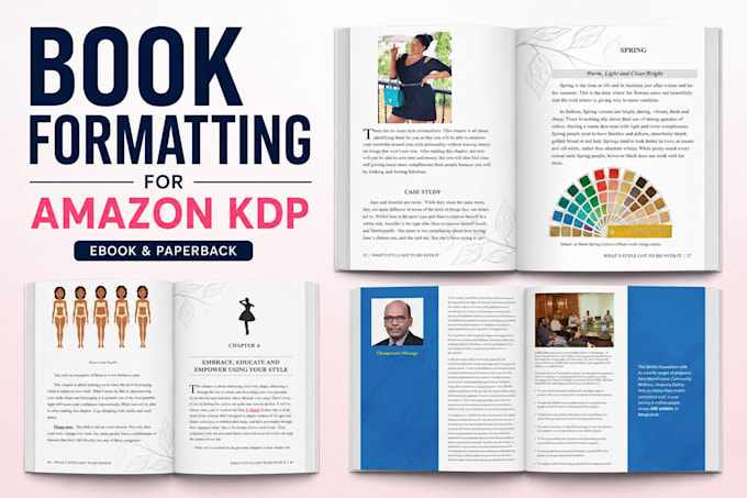 format your book for amazon KDP paperback and kindle ebook