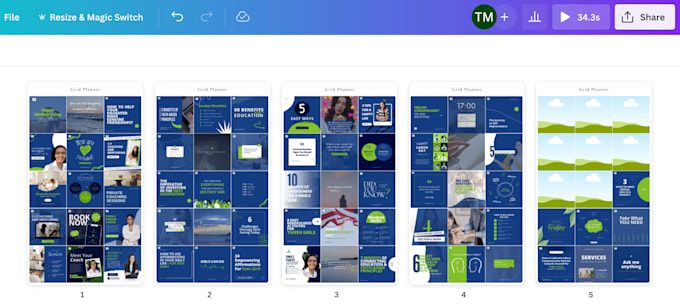 design canva instagram templates