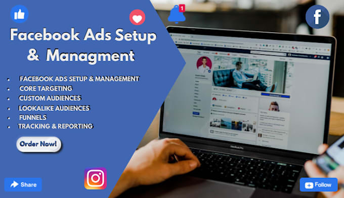 set up and manage targeted facebook and instagram ads