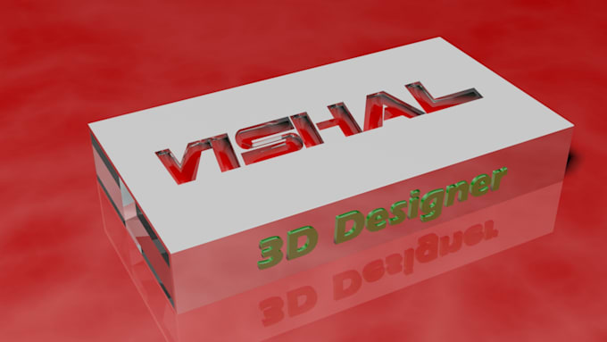 create HD 3d logo, signage or name