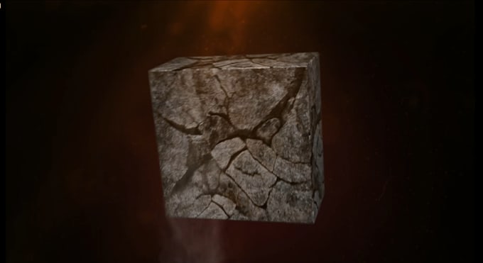 intro video for your logo broken stone