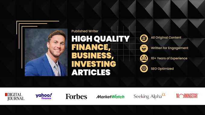 write articles on personal finance, investing, and business